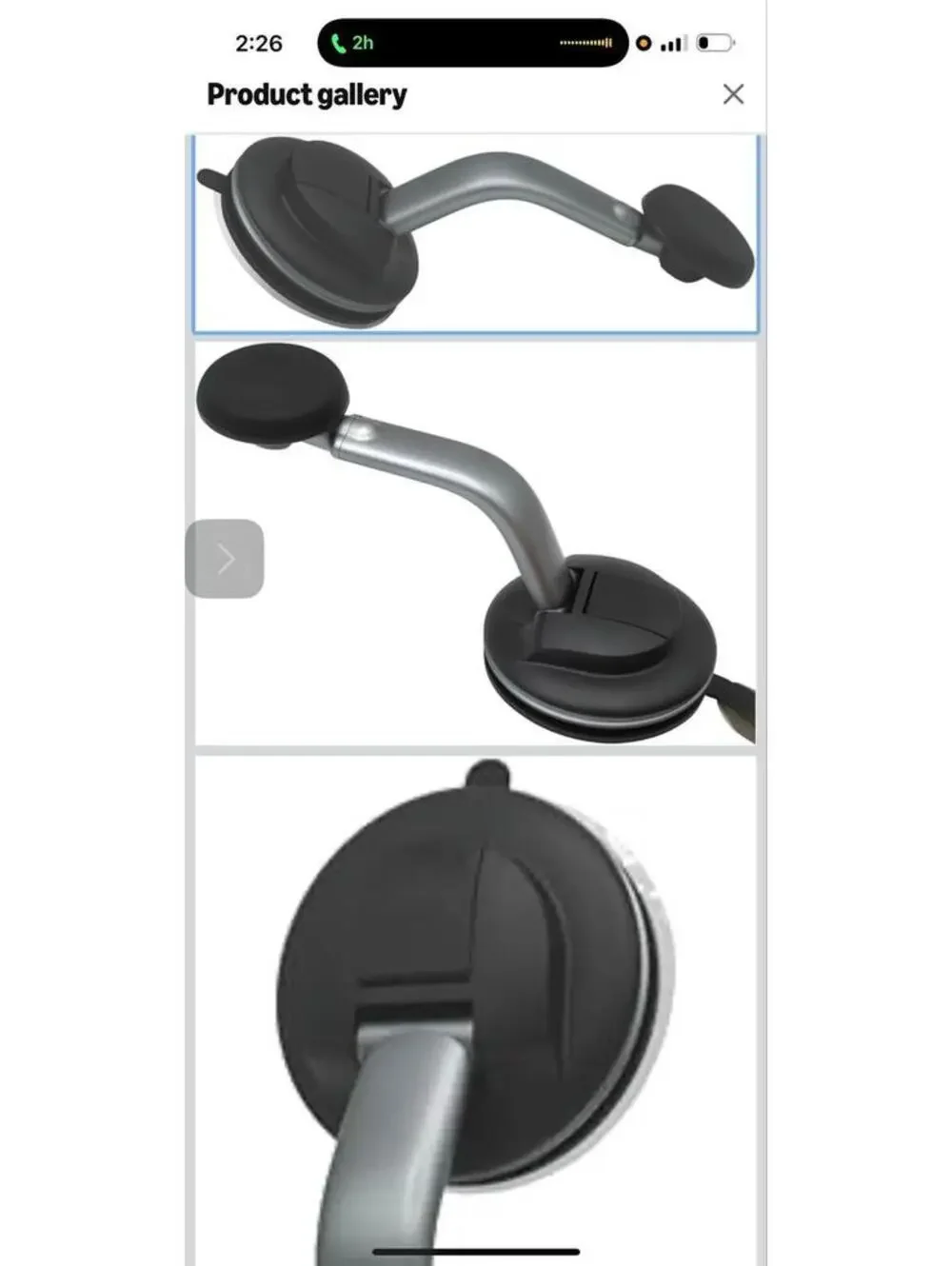 Car Dashboard Magnetic Phone Mount Holder with Strong Suction Cup